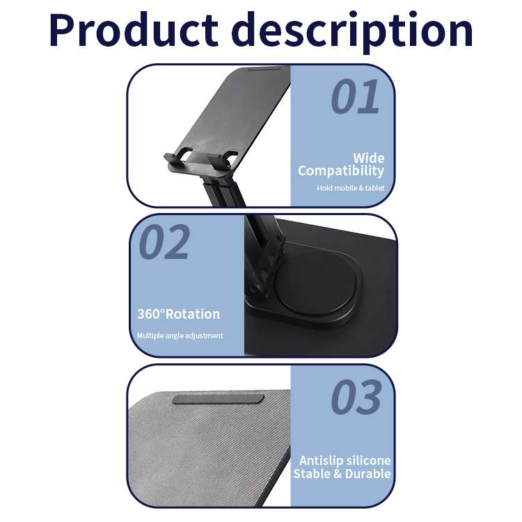 Jmary Mk62 360° Rotating Desktop Phone &Amp; Tablet Stand Q