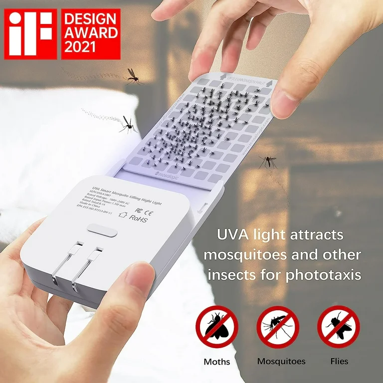 Mosalogic Uva Insect Trap With 5 Sticky Card Refills As Mosalogic Uva Insect Trap With 5 Sticky Card Refills As