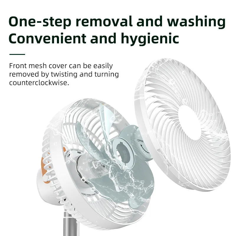 P6 Rechargeable Usb Desktop Fan V