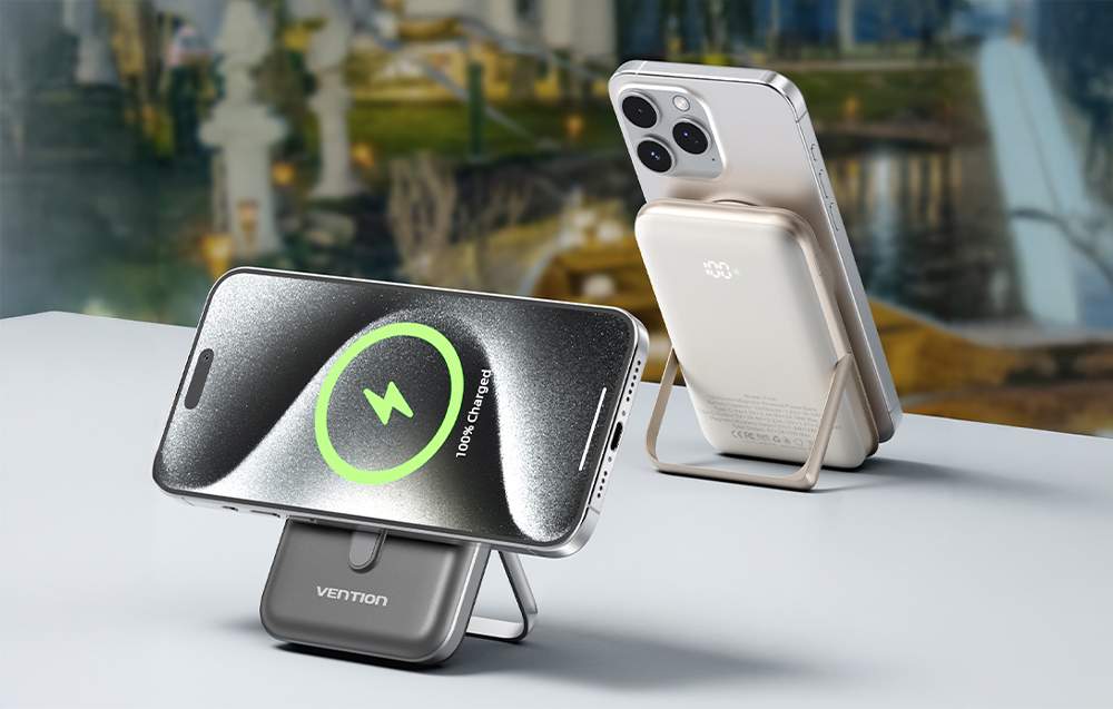 Vention Fhnw0 20W 10000Mah Magnetic Wireless Power Bank As Vention Fhnw0 20W 10000Mah Magnetic Wireless Power Bank As