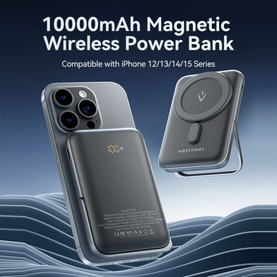 Vention Fhnw0 20W 10000Mah Magnetic Wireless Power Bank V Vention Fhnw0 20W 10000Mah Magnetic Wireless Power Bank V