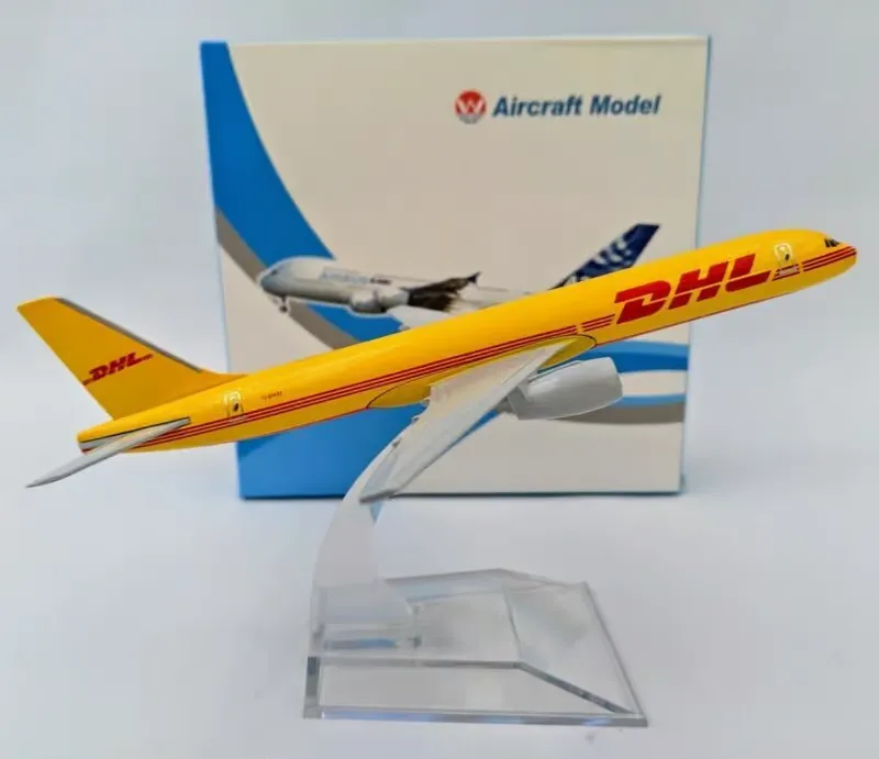 Dhl Aviation Metal Aircraft 16Cm