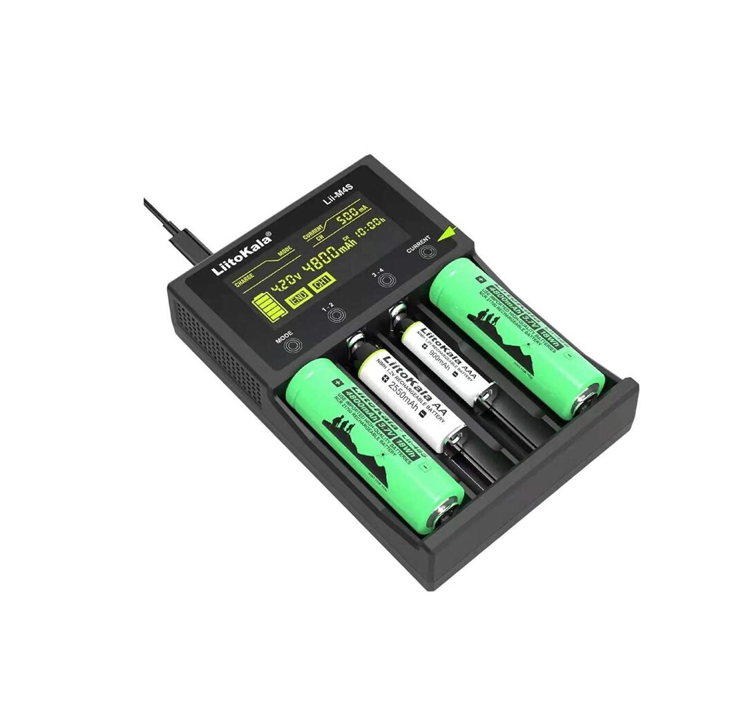 Liitokala Lii M4S 4 Slot Multifunctional Battery Charger D Liitokala Lii M4S 4 Slot Multifunctional Battery Charger D