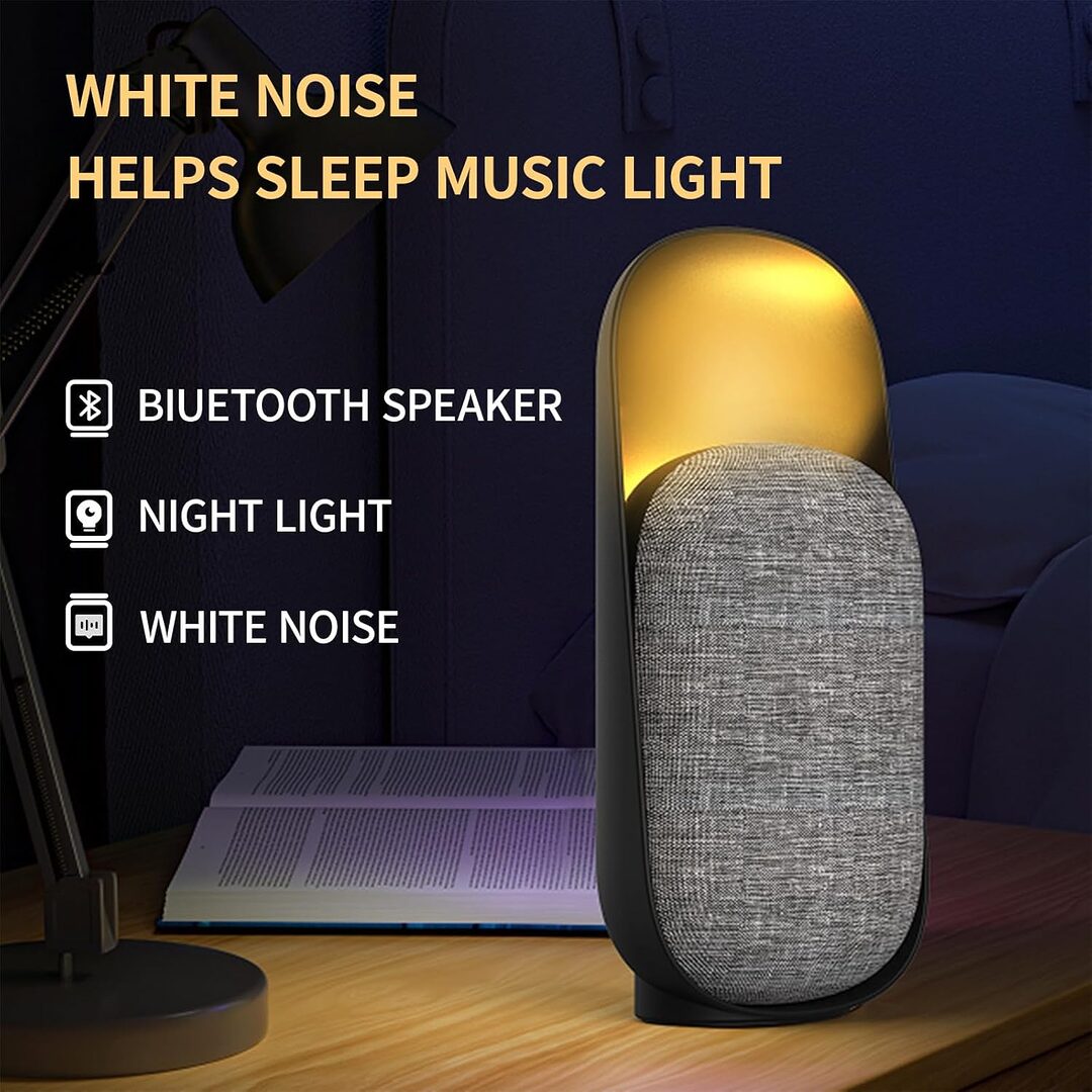 3 In 1 Bluetooth Speaker, Night Light, And Sleeping Machine A 3 In 1 Bluetooth Speaker, Night Light, And Sleeping Machine A
