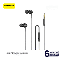 Awei PC 1 3.5mm In Ear Wired Earphones