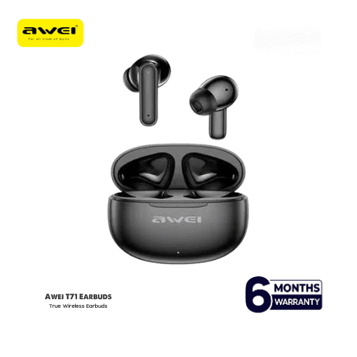 Awei T71 Tws Earbuds V Bluetooth 5.3 Earphones With Mic Awei T71 Tws Earbuds V Bluetooth 5.3 Earphones With Mic