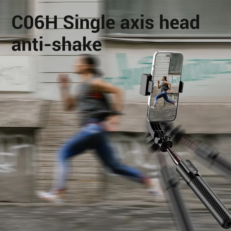 C06H 1-Axis Gimbal Stabilizer Selfie Stick Tripod C