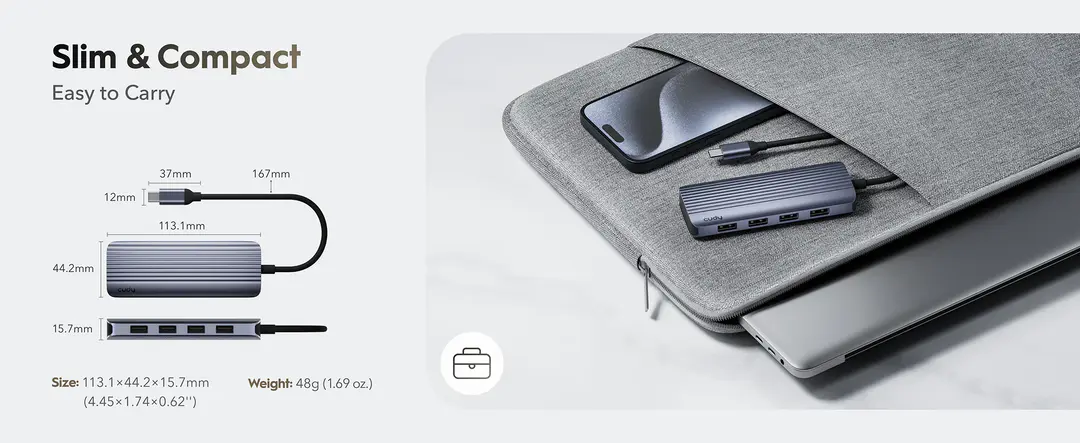 Cudy Uh500 6 In 1 Hdmi 4K Usb C Hub C