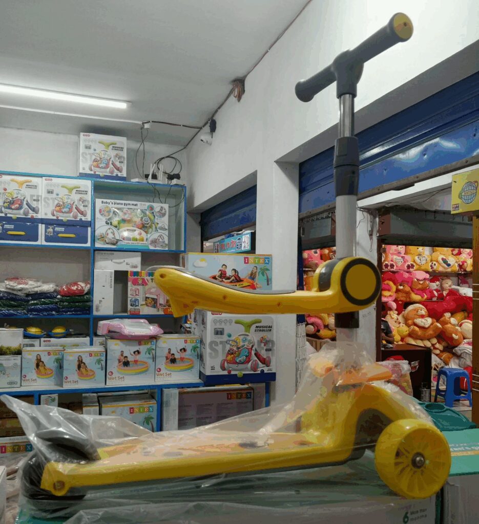 Foldable 3 In 1 Kick Scooter With Seat For Kids A