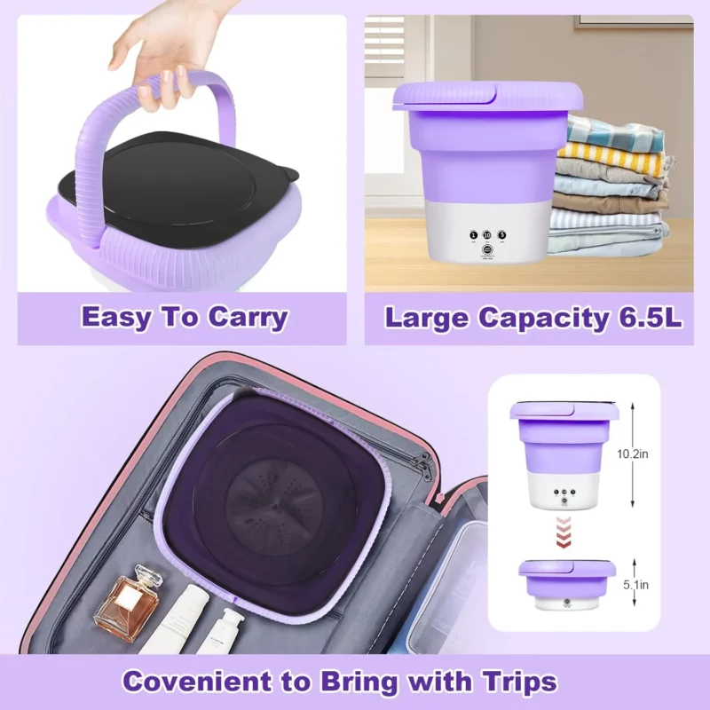 Foldable Portable Washing Machine – 9L A