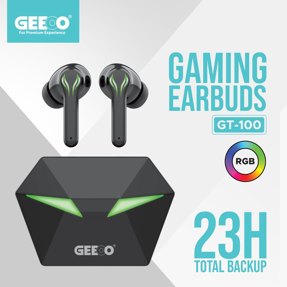 Geeoo Gaming Tws Earbuds Gt100