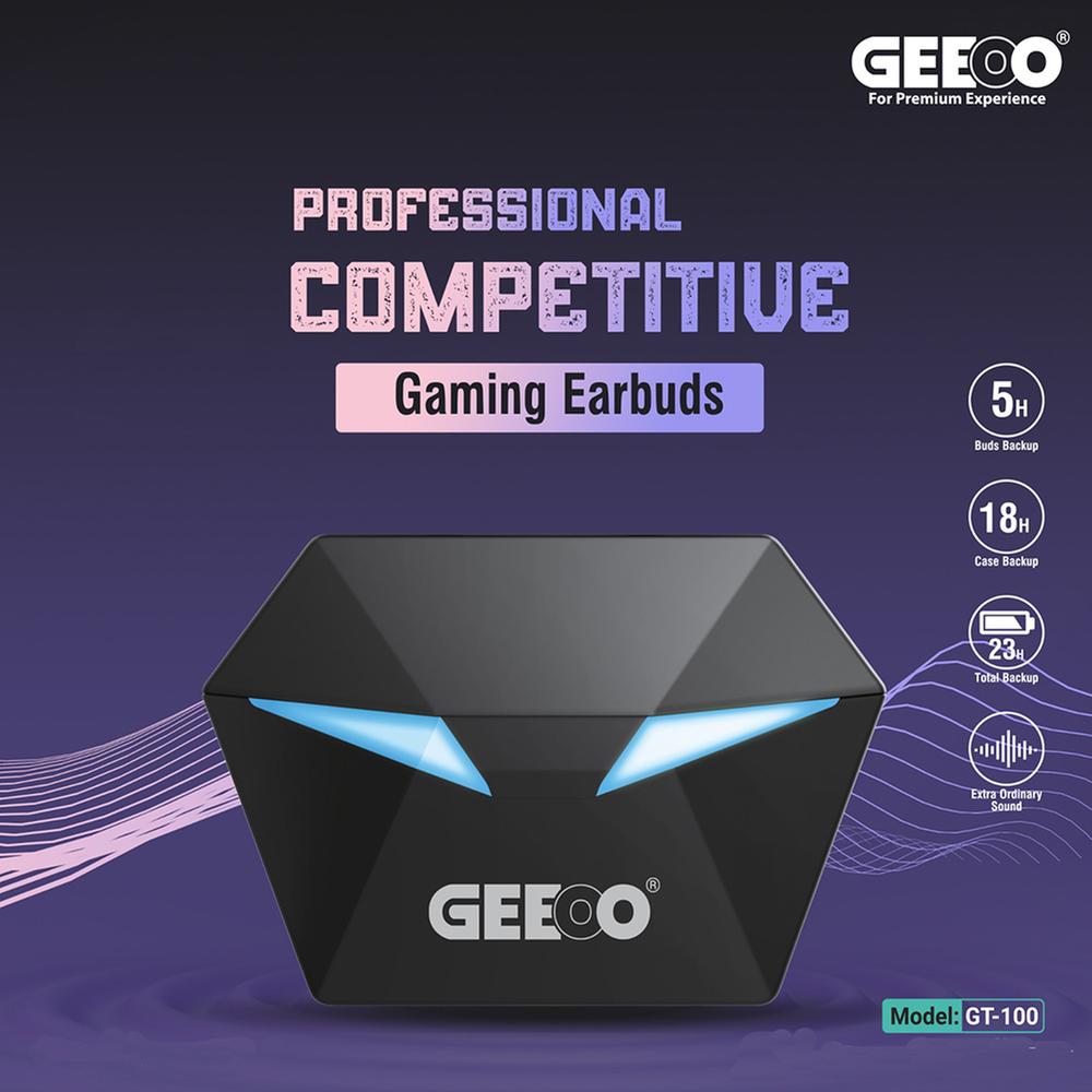 Geeoo Gt 100 Professional Competitive Gaming Earbuds With Rgb B