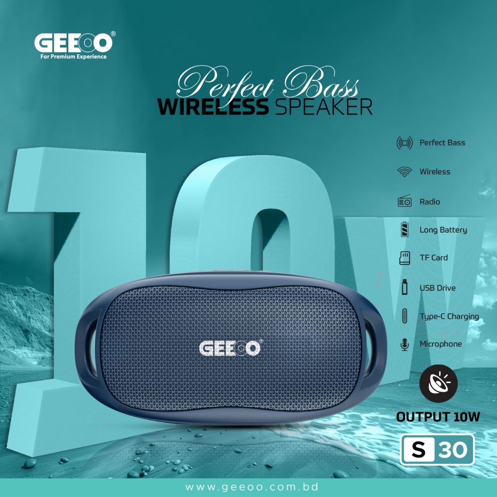 Geeoo S30 Wireless Bluetooth Speaker A Geeoo S30 Wireless Bluetooth Speaker A