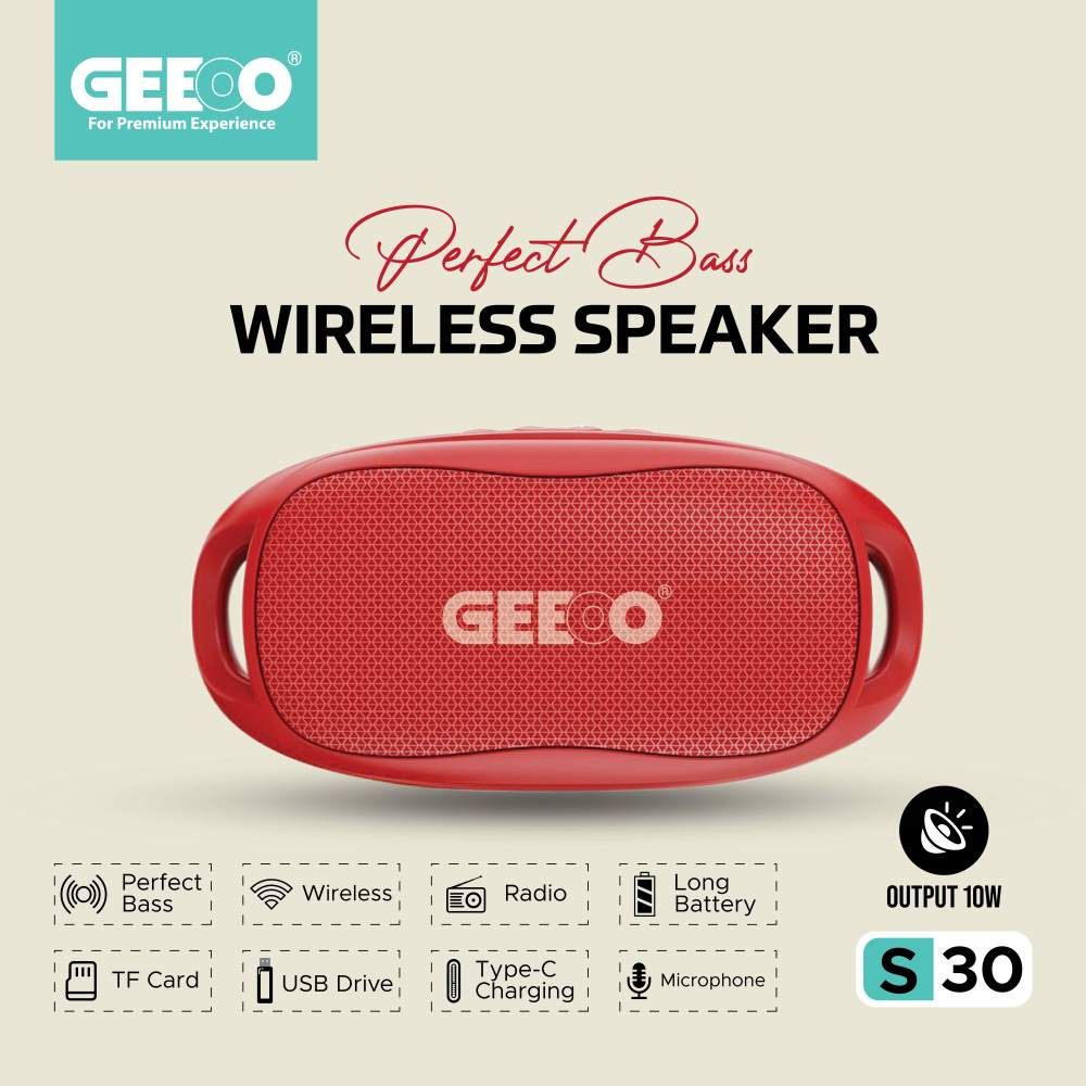 Geeoo S30 Wireless Bluetooth Speaker B Geeoo S30 Wireless Bluetooth Speaker B