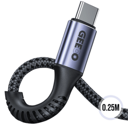 Geeoo DC21 (PD PD) 60W Fast Charging Short Data Cable