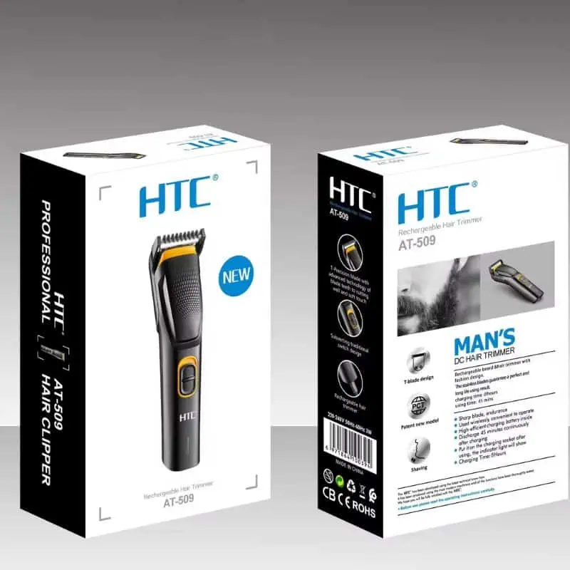 Htc At 509 Cordless &Amp; Rechargeable Trimmer B Htc At 509 Cordless &Amp; Rechargeable Trimmer B