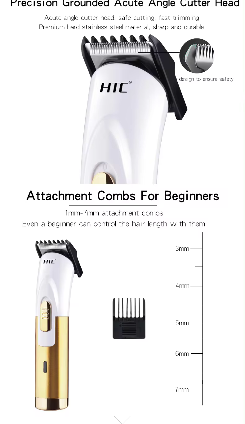 Htc At 518B Rechargeable Hair Trimmer B