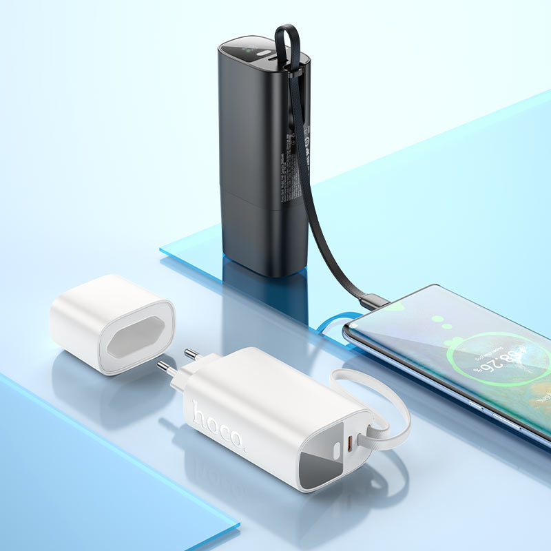 Hoco J148 Handy Pd20W 5000Mah Power Bank Eu Plug C Hoco J148 Handy Pd20W 5000Mah Power Bank Eu Plug C