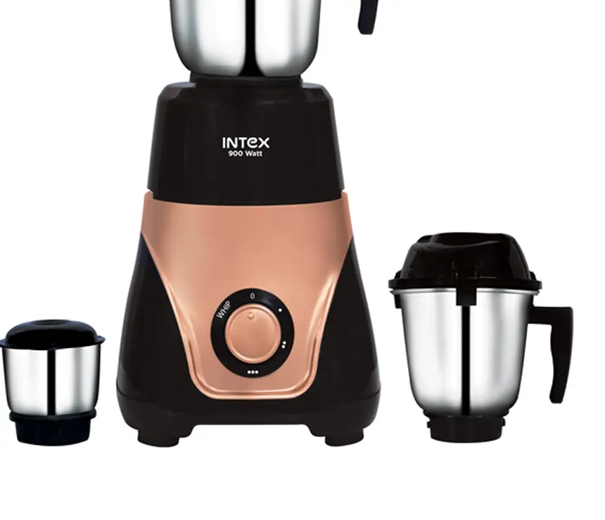 Intex Indo 820B 900W Mixer Grinder With 3 Pices Ss Jar A