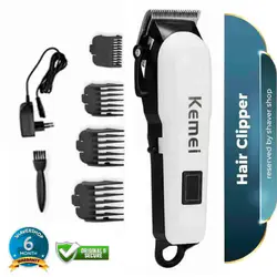 Kemei KM 809A Rechargeable Hair Clipper and Trimmer