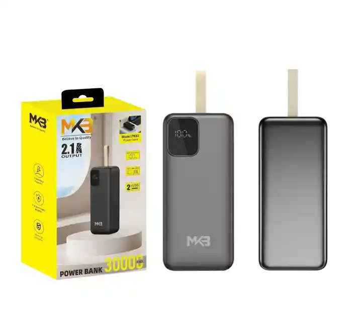 Mkb Pk83 2 1A 30000Mah Fast Charging Power Bank A Mkb Pk83 2 1A 30000Mah Fast Charging Power Bank A