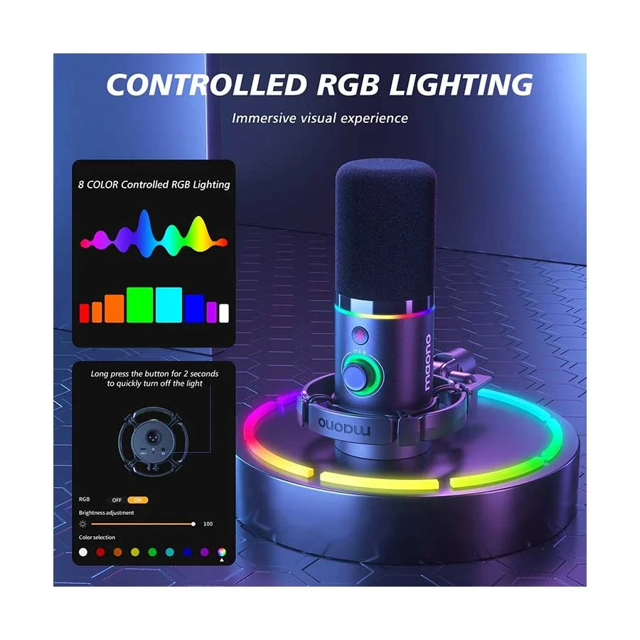 Maono Pd200Xs Usb Xlr Dynamic Microphone Set With Boom Arm C Maono Pd200Xs Usb Xlr Dynamic Microphone Set With Boom Arm C