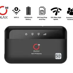 OLAX M100 10000mah Battery WiFi 6 5G Router