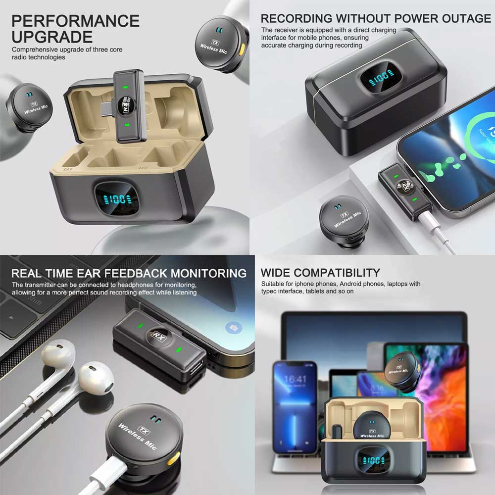 Sx21 Noise Reduction Lavalier Wireless Microphone For Type C B Sx21 Noise Reduction Lavalier Wireless Microphone For Type C B