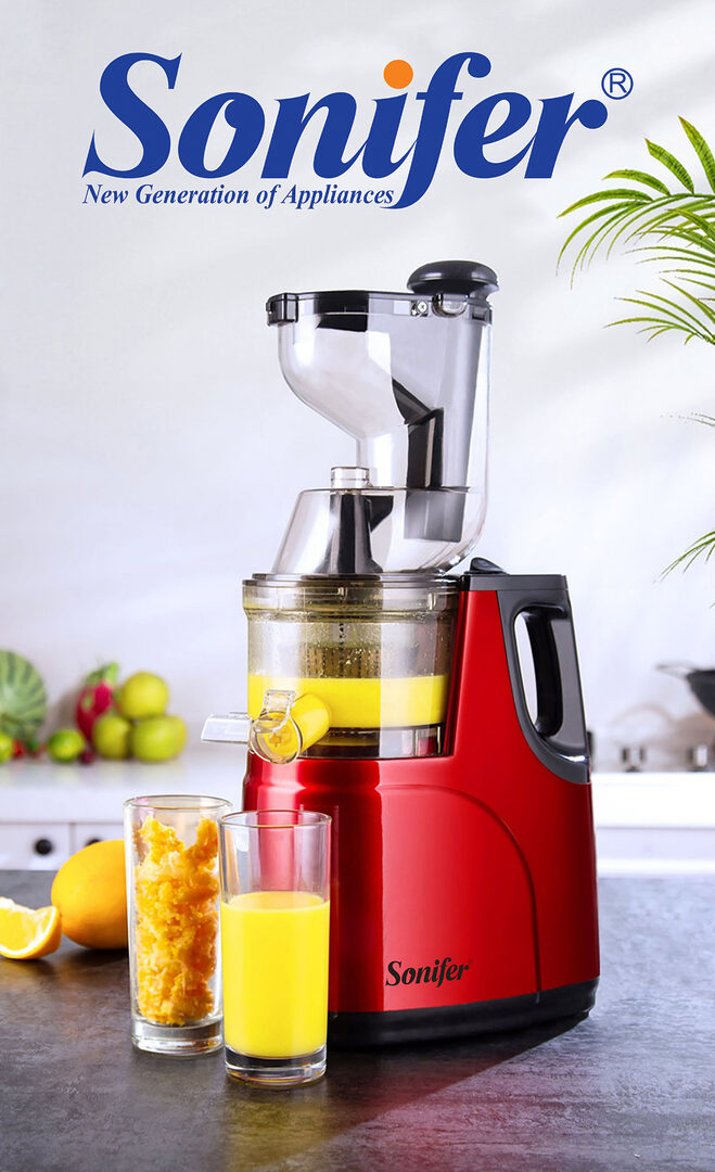 Sonifer Sf 5537 Cold Press Fruit Slow Juicer &Amp; Food Mixer Extractor 150W B