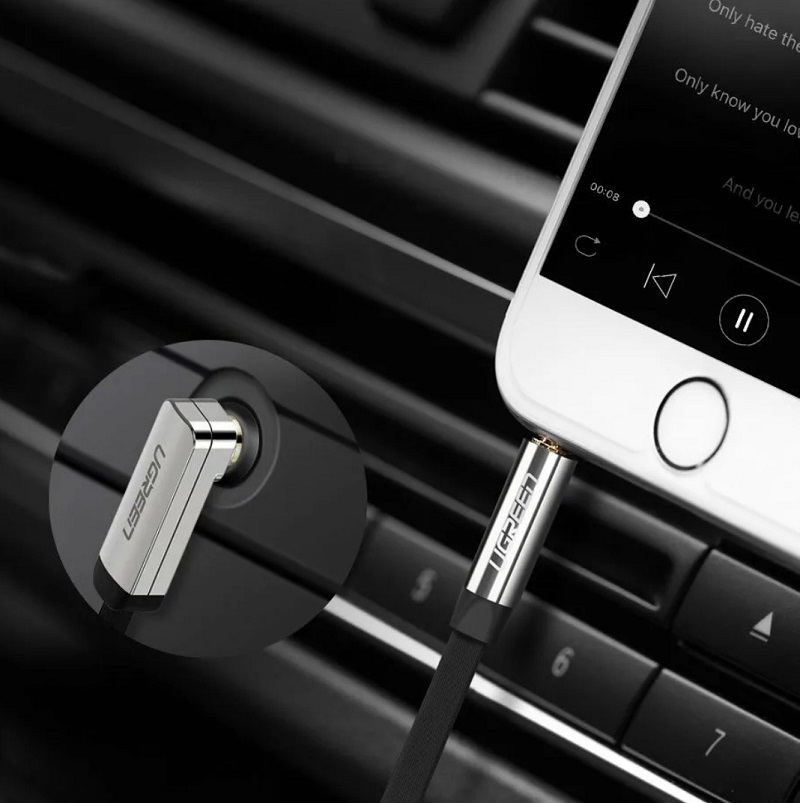 Ugreen Av119 (10729) 3 5Mm Male To 3 5Mm Male Flat Cable 5M C