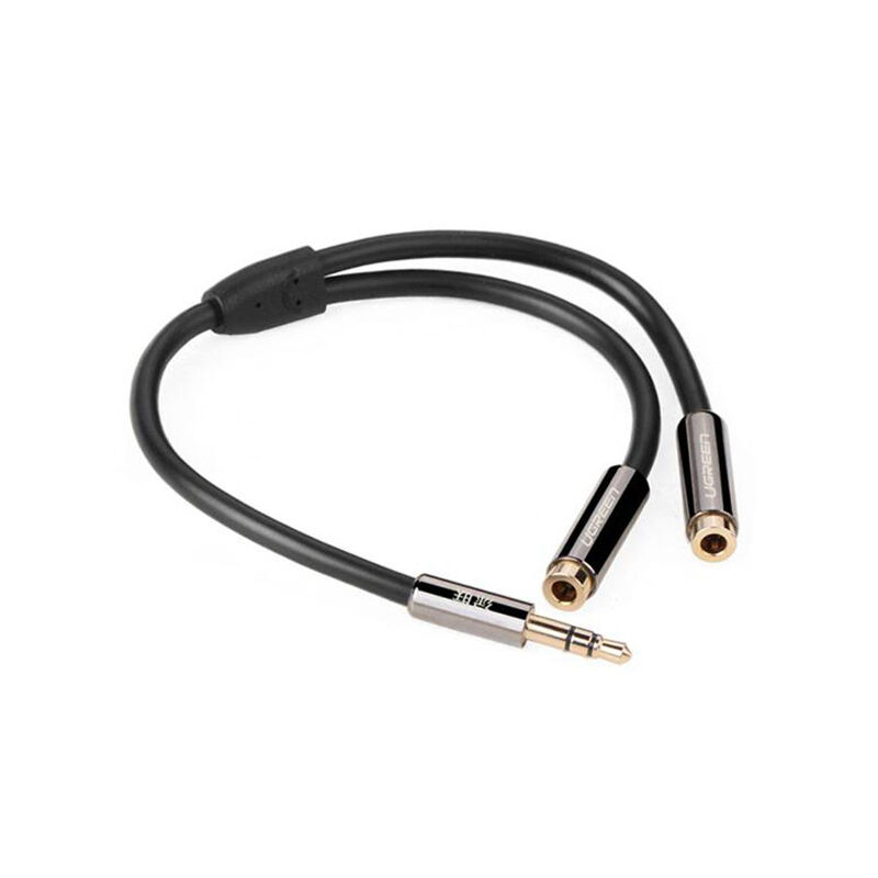 Ugreen Av134 3 5Mm Male To 2 Female Audio Cable 20Cm C Ugreen Av134 3 5Mm Male To 2 Female Audio Cable 20Cm C