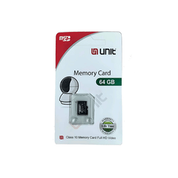 UNIT 64GB Memory Card Class 10 Memory Card Full HD Video