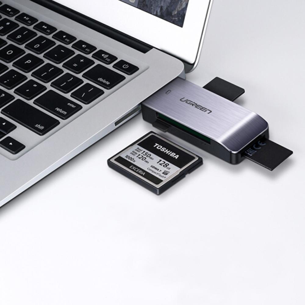 Ugreen 50541 Usb Male To Tf Sd Cf Ms Card Reader A