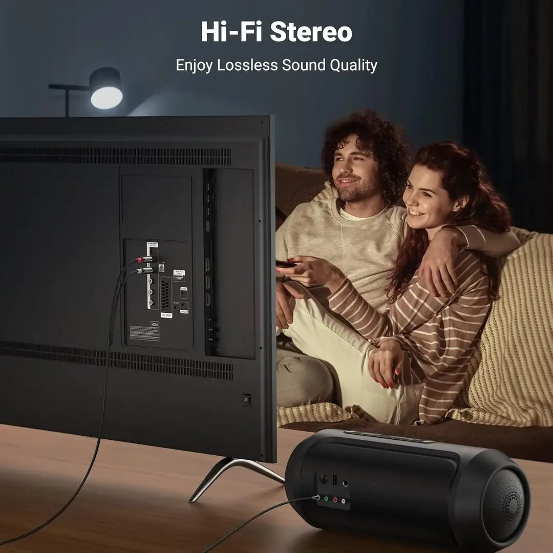 Ugreen Av116 (10584) 3 5Mm Male To 2Rca Male 2 Meter Audio Video Cable B Ugreen Av116 (10584) 3 5Mm Male To 2Rca Male 2 Meter Audio Video Cable B