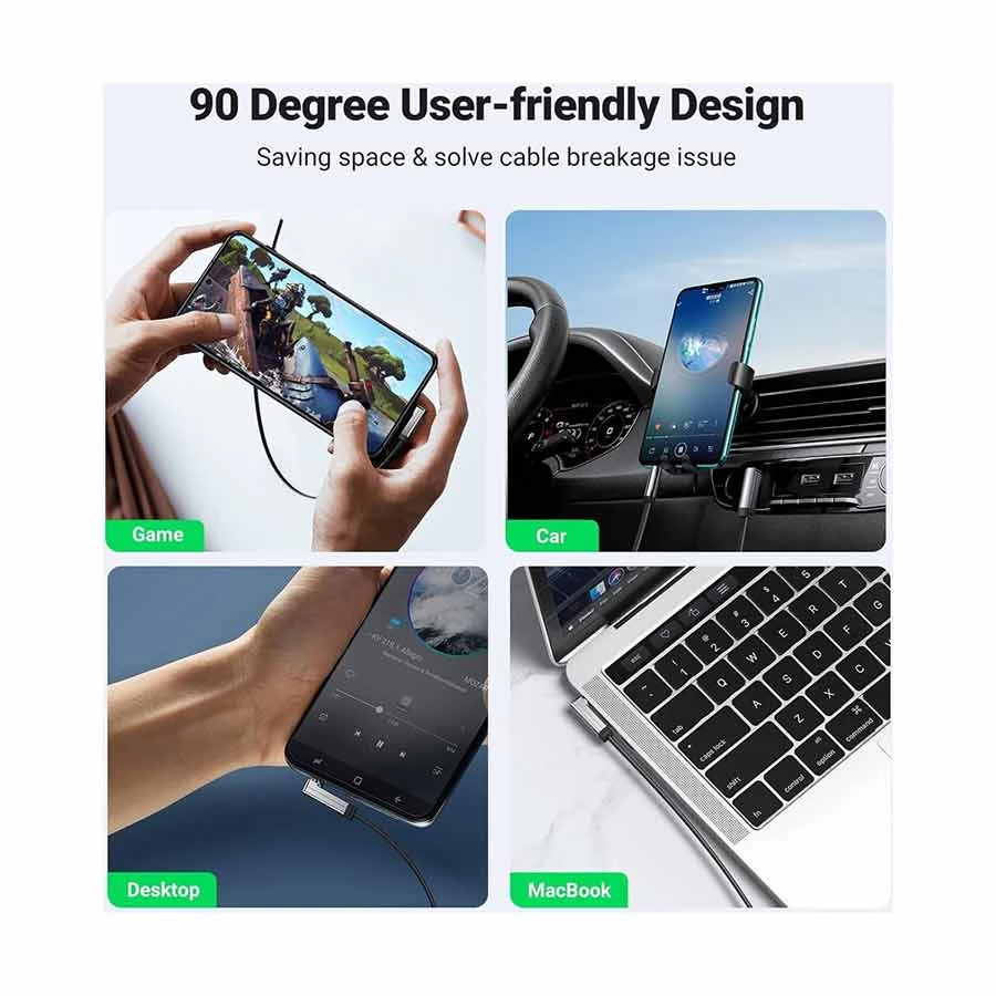 Ugreen Av119 (10728) 3 5Mm Male To Male 3 Meter Audio Cable C