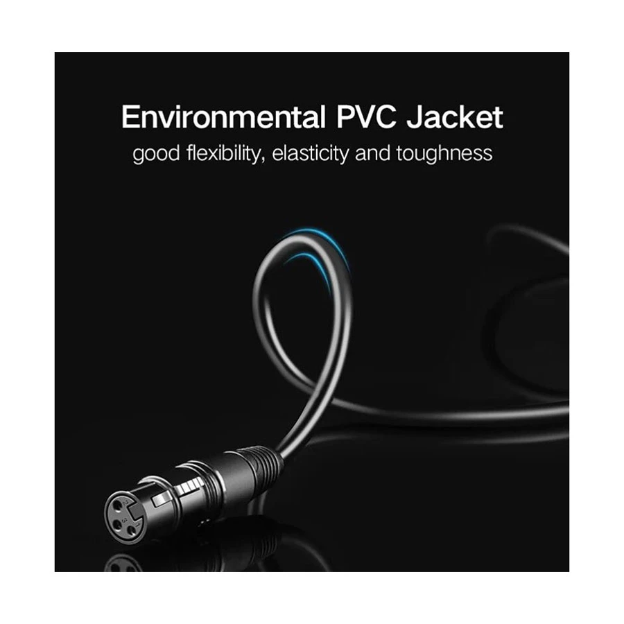 Ugreen Av131 (20721) 6 5Mm Male To Xlr Female 5 Meter Black Audio Cable B Ugreen Av131 (20721) 6 5Mm Male To Xlr Female 5 Meter Black Audio Cable B