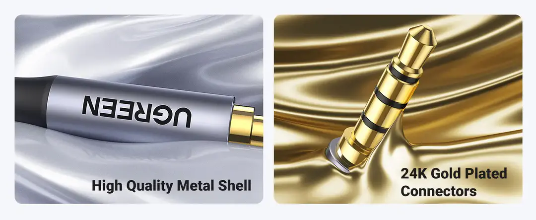 Ugreen Av183 (20785) 3 5Mm Male To Male 4 Pole 3 Meter Audio Cable C