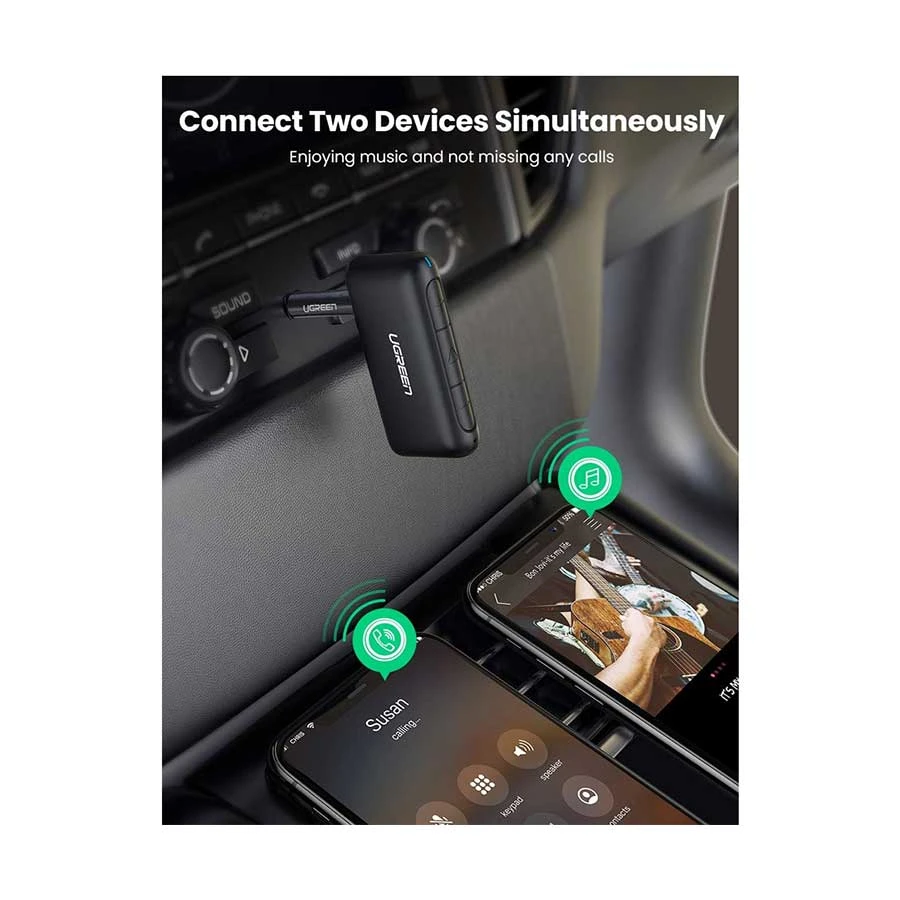 Ugreen Cm276 (70303) 3 5Mm Bluetooth 5 0 Audio Adapter C