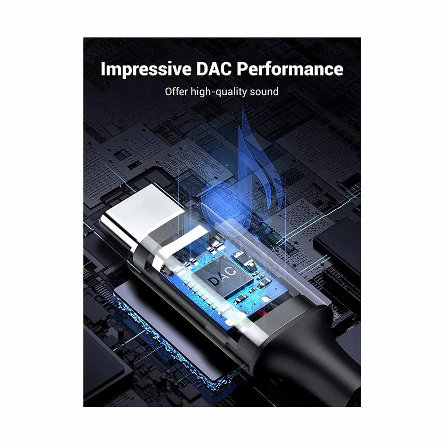 Ugreen Cm450 (20192) Usb Type C Male To 3 5Mm Male 1 Meter Audio Cable B Ugreen Cm450 (20192) Usb Type C Male To 3 5Mm Male 1 Meter Audio Cable B