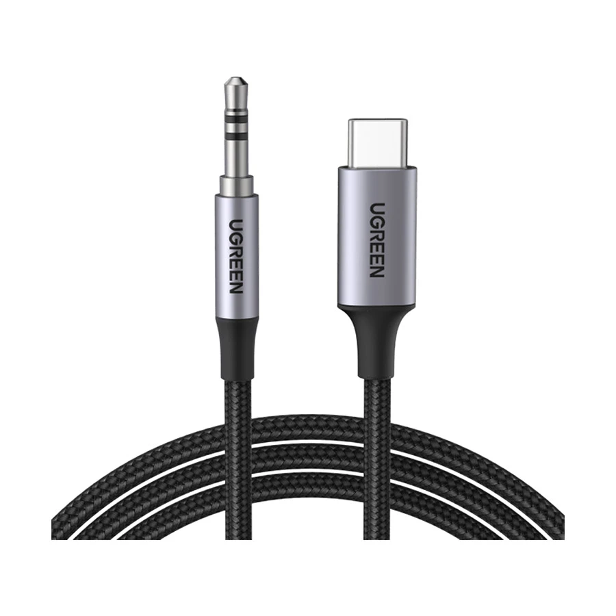Ugreen Cm450 (20192) Usb Type C Male To 3.5Mm Male 1 Meter Audio Cable Ugreen Cm450 (20192) Usb Type C Male To 3.5Mm Male 1 Meter Audio Cable