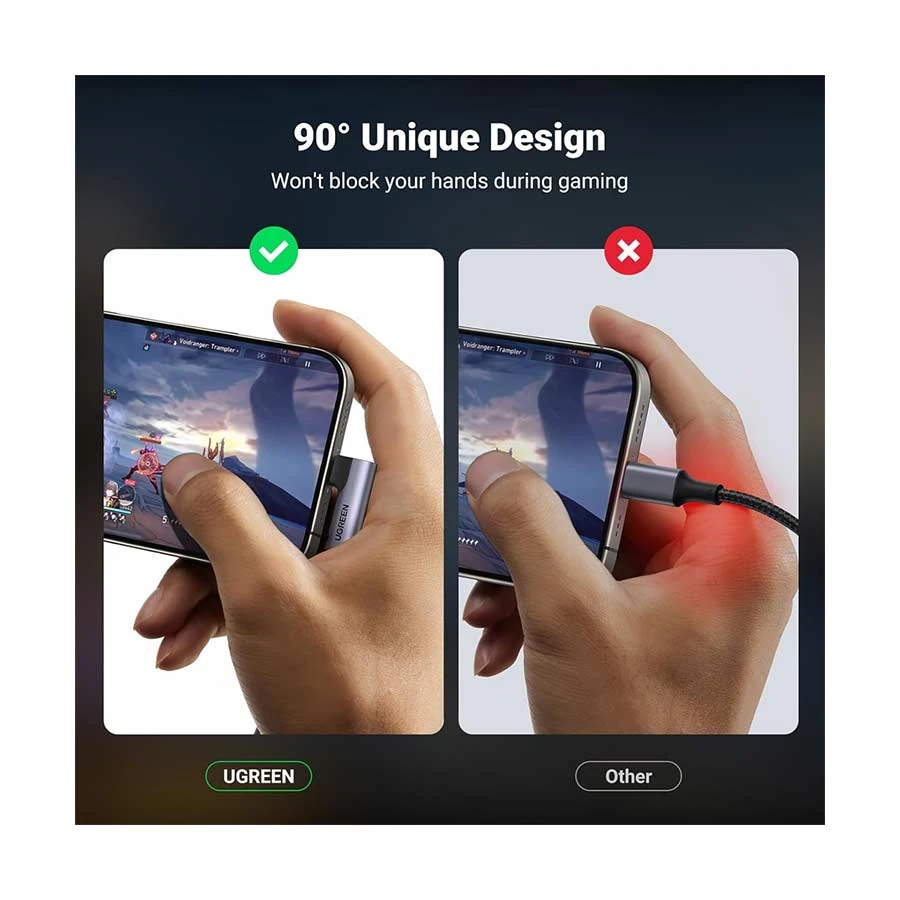 Ugreen Cm460 (20194) Type C Male To 3 5Mm Female Audio Converter B Ugreen Cm460 (20194) Type C Male To 3 5Mm Female Audio Converter B