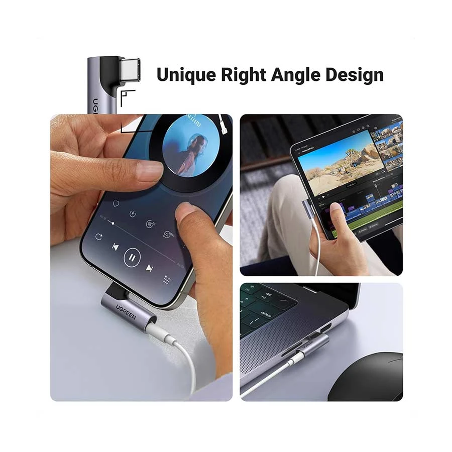 Ugreen Cm460 (20194) Type C Male To 3 5Mm Female Audio Converter C Ugreen Cm460 (20194) Type C Male To 3 5Mm Female Audio Converter C