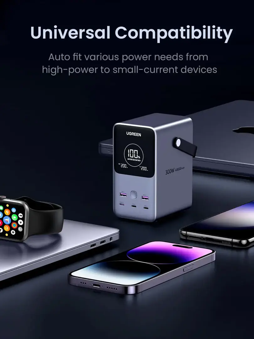 Ugreen Pb770 (25286) 48000Mah 300W Fast Charging Power Bank C Ugreen Pb770 (25286) 48000Mah 300W Fast Charging Power Bank C