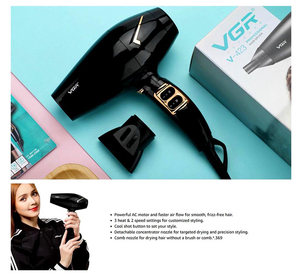 Vgr V 423 Professional Salon Series Hair Dryer C