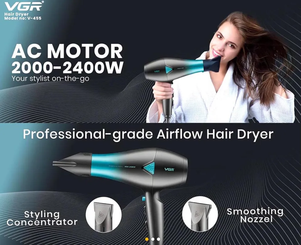 Vgr V 455 Professional Salon Series Hair Dryer B