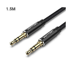 Vention BAWBG Cotton Braided 3.5mm Male Audio Cable   1.5M