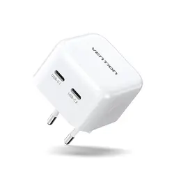Vention FBPW0 EU 2 Port USB C 35W Charger