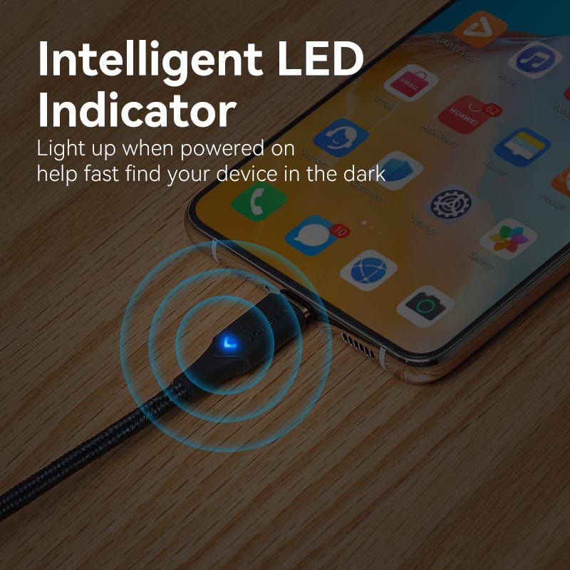 Vention Nylon Braided Usb 2 0 C Male To C Male 3A Cable Led Type B Vention Nylon Braided Usb 2 0 C Male To C Male 3A Cable Led Type B