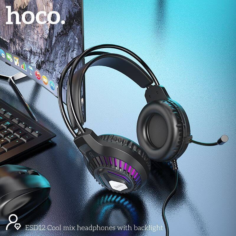 Hoco Esd12 Cool Mix Headphones With Backlight A Hoco Esd12 Cool Mix Headphones With Backlight A