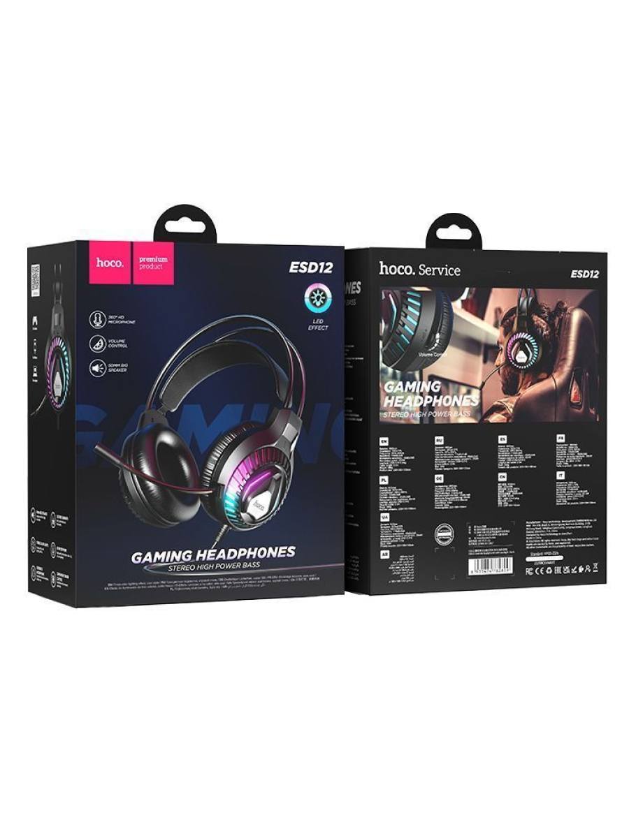 Hoco Esd12 Cool Mix Headphones With Backlight B Hoco Esd12 Cool Mix Headphones With Backlight B
